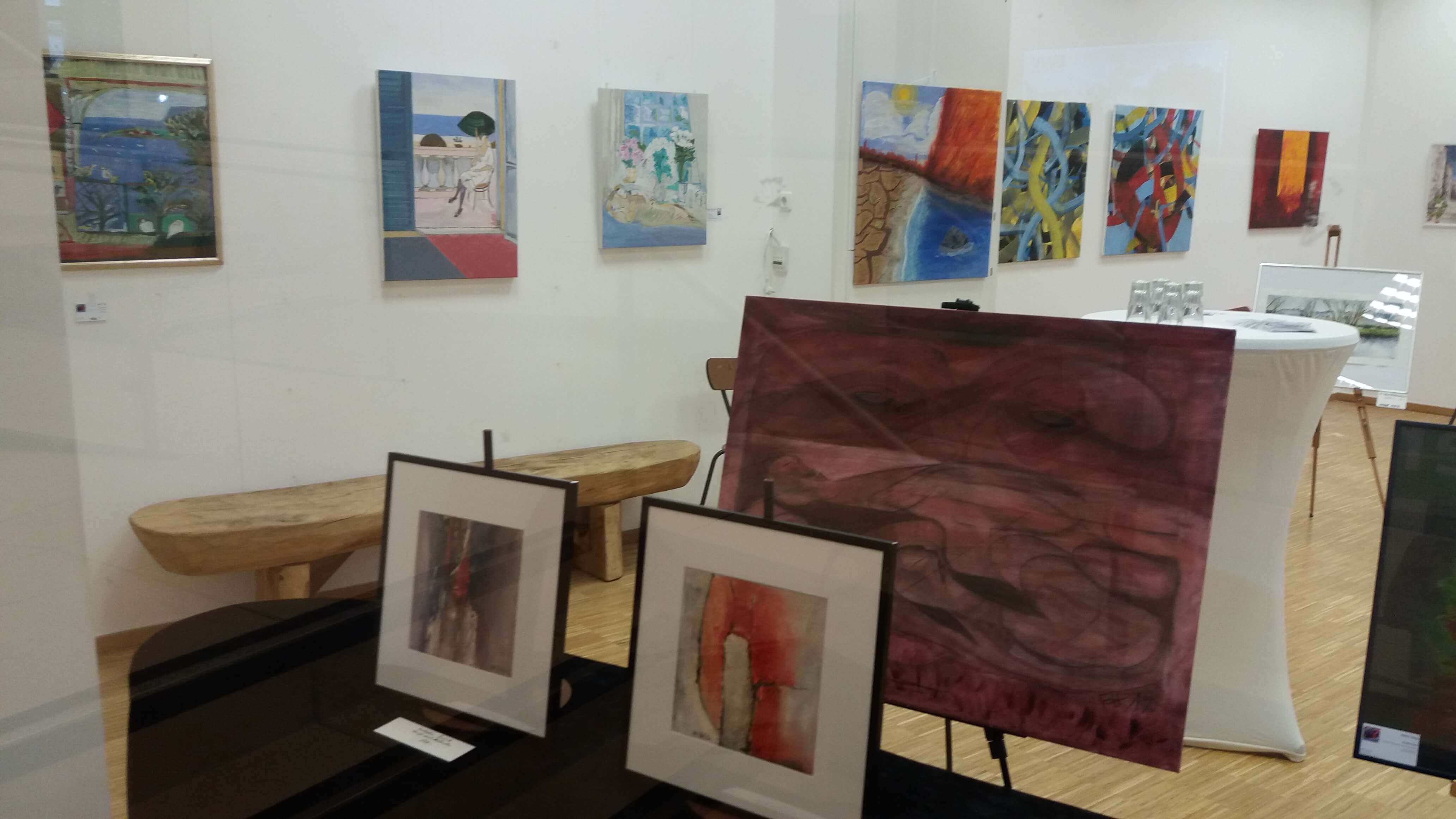 Einblick in die Kunsttourausstellung