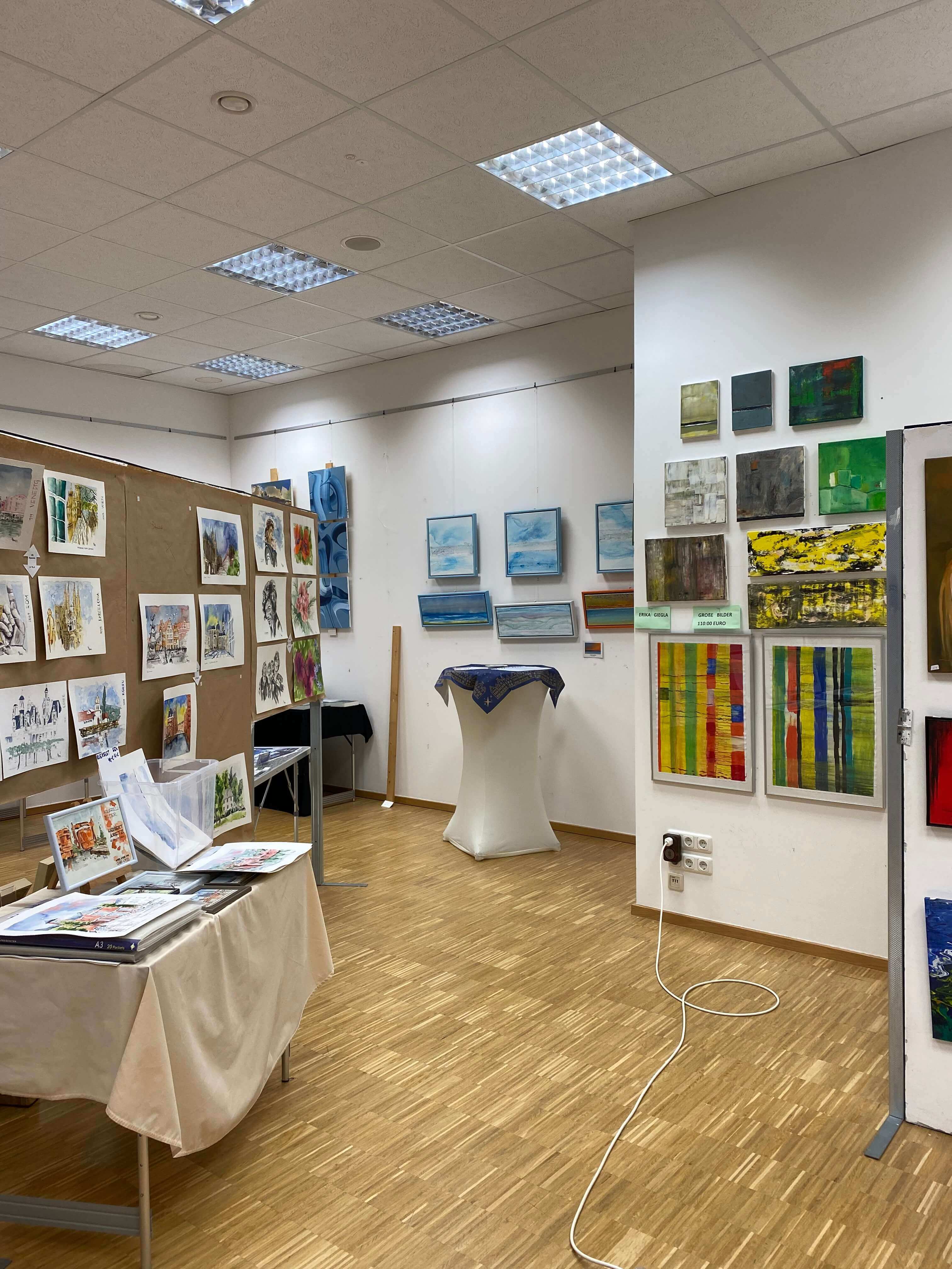 Einblick in die Kunsttourausstellung