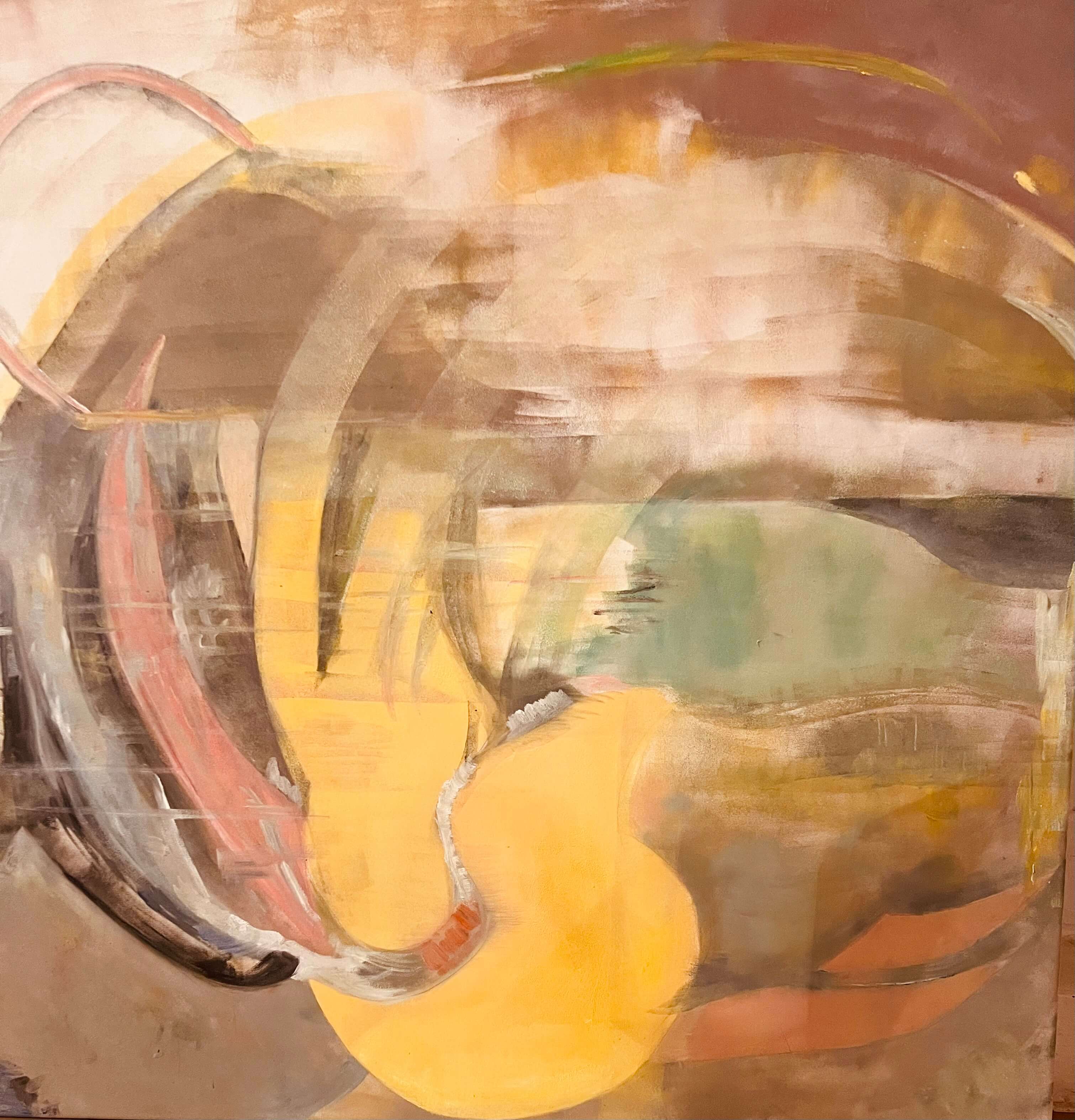 Öl auf Leinwand 1,00 x 1,00 Meter